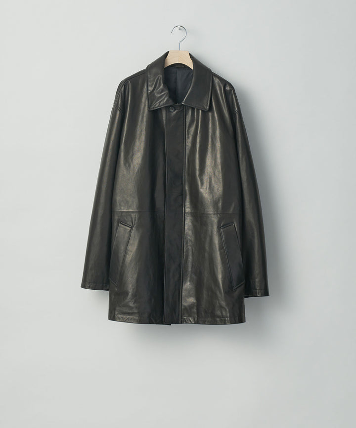 stein(シュタイン)の23AWコレクションLEATHER ZIP JACKETのBLACK 公式通販session福岡セレクトショップ