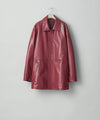 【stein】LEATHER ZIP JACKET - WINE