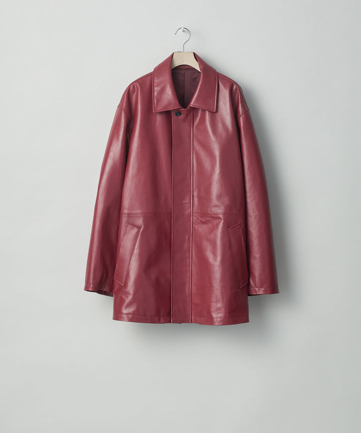 stein(シュタイン)の23AWコレクションLEATHER ZIP JACKETのWINE 公式通販session福岡セレクトショップ