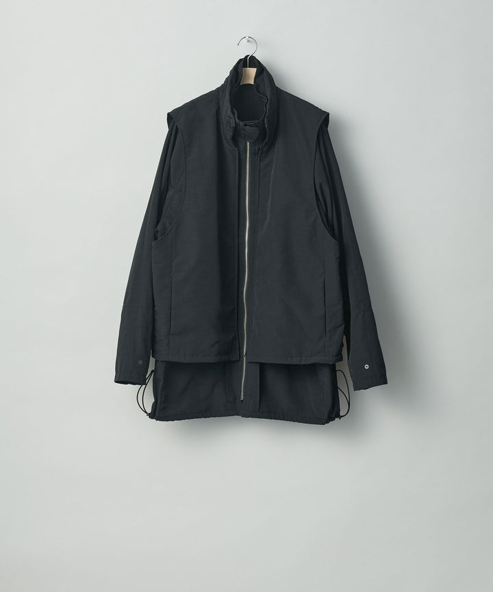 stein(シュタイン)の23AWコレクションREVERSIBLE MILITARY JACKETのBLACK