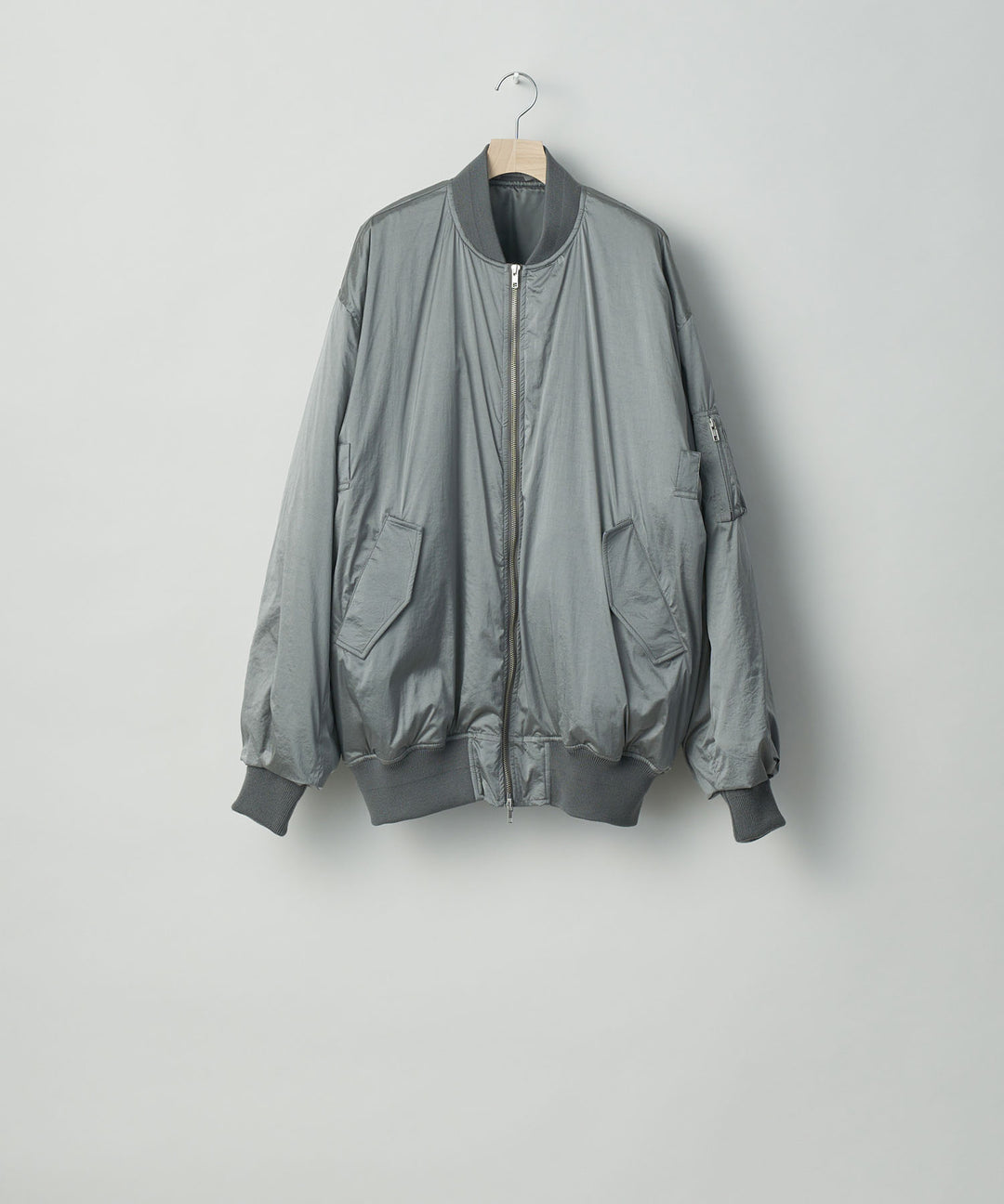 stein シュタイン 23AW OVERSIZED FLIGHT JACKET - SILVER sessionセッション福岡セレクトショップ 公式通販サイト 