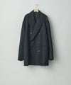 【stein】EXTRA OVERSIZED DOUBLE BREASTED JACKET - BLACK