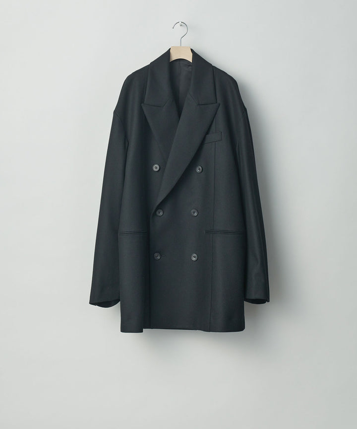 stein(シュタイン)の23AWコレクションEXTRA OVERSIZED DOUBLE BREASTED JACKETのBLACK