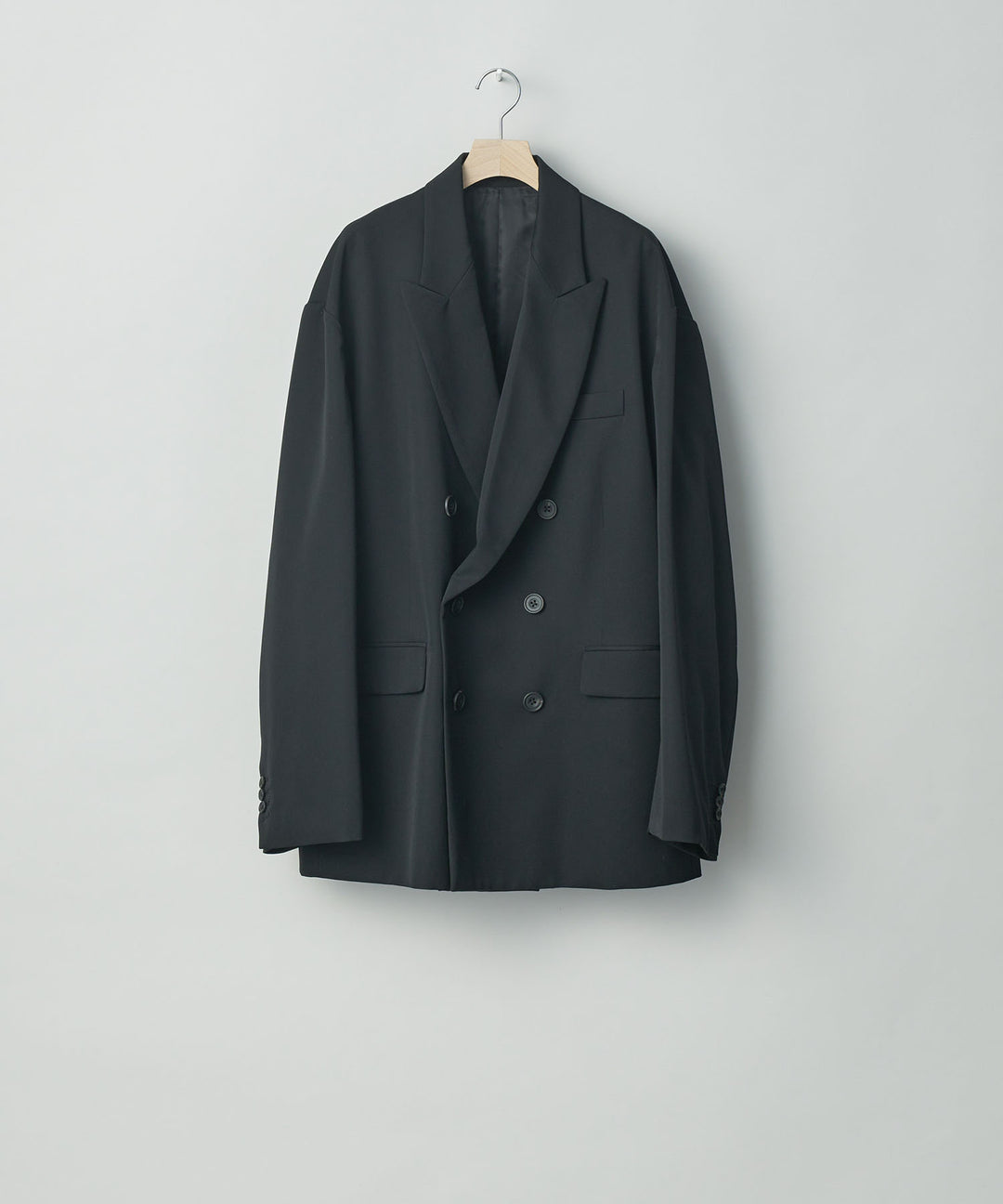stein(シュタイン)の23AWコレクションOVERSIZED DOUBLE BREASTED JACKETのBLACK