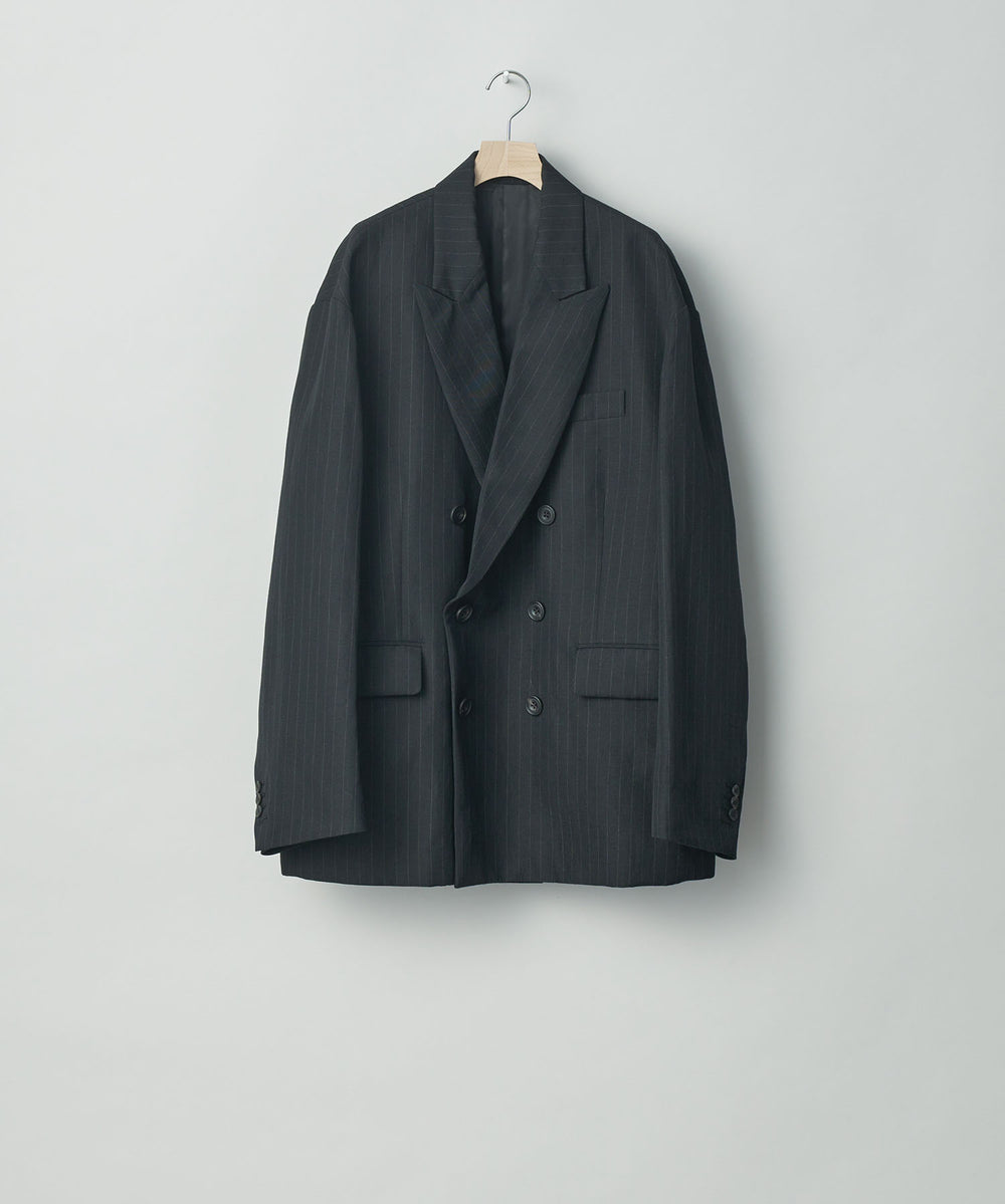 stein(シュタイン)の23AWコレクションOVERSIZED DOUBLE BREASTED JACKETのBLACK