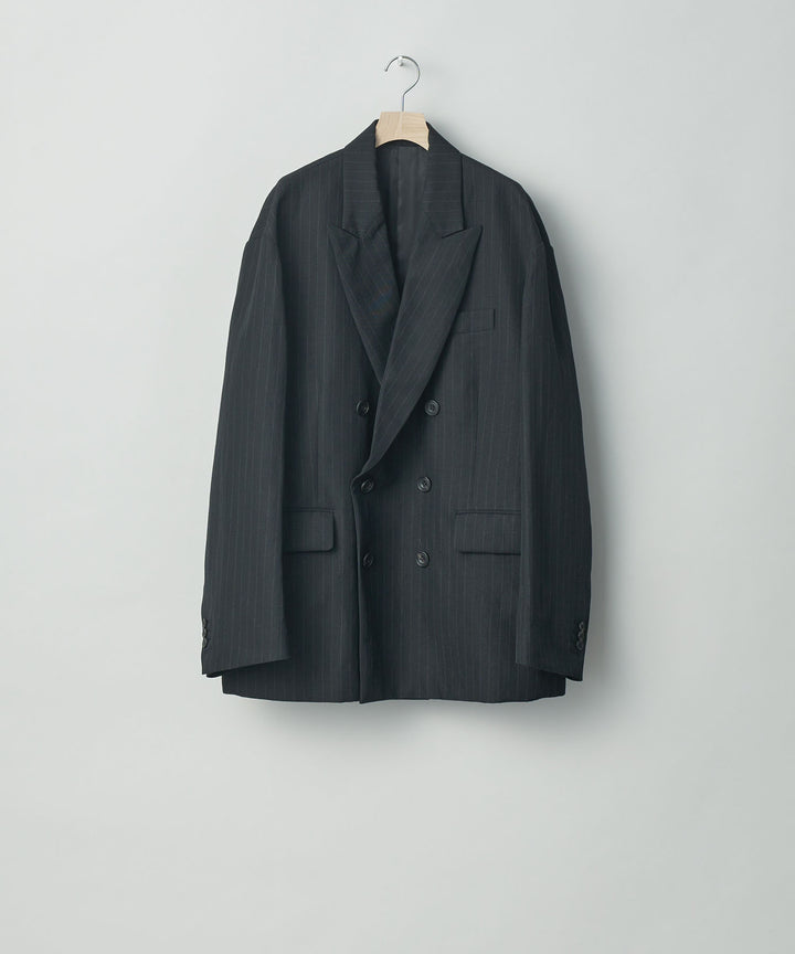 stein(シュタイン)の23AWコレクションOVERSIZED DOUBLE BREASTED JACKETのBLACK