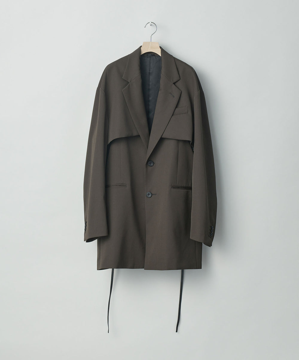 stein(シュタイン)の23AWコレクションOVERSIZED LAPELED COMBINATION JACKETのMILITARY KHAKI
