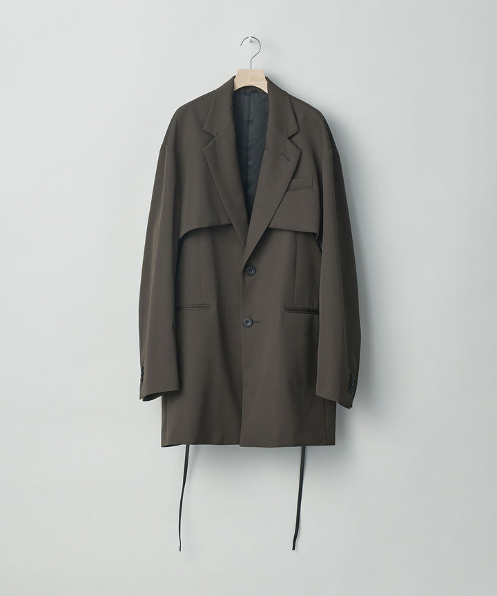 stein(シュタイン)の23AWコレクションOVERSIZED LAPELED COMBINATION JACKETのMILITARY KHAKI
