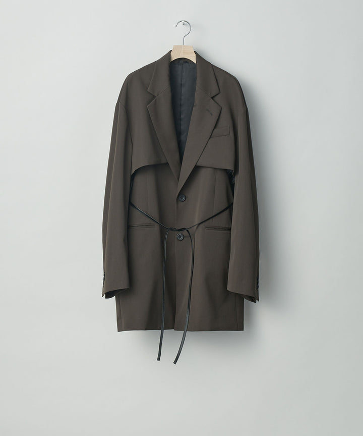 stein(シュタイン)の23AWコレクションOVERSIZED LAPELED COMBINATION JACKETのMILITARY KHAKI