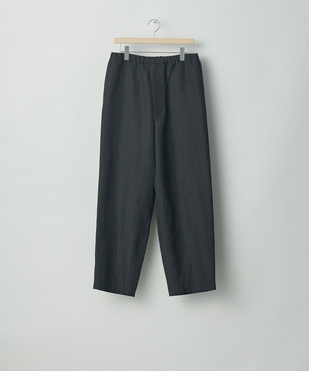 stein(シュタイン)の23AWコレクションDRAWSTRING WIDE TROUSERSのBLACK