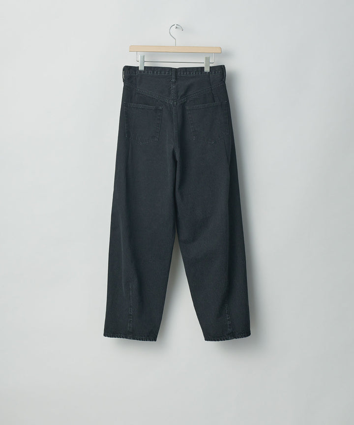 stein(シュタイン)の23AWコレクションVINTAGE REPRODUCTION DAMAGE WIDE DENIM JEANSのBLACK