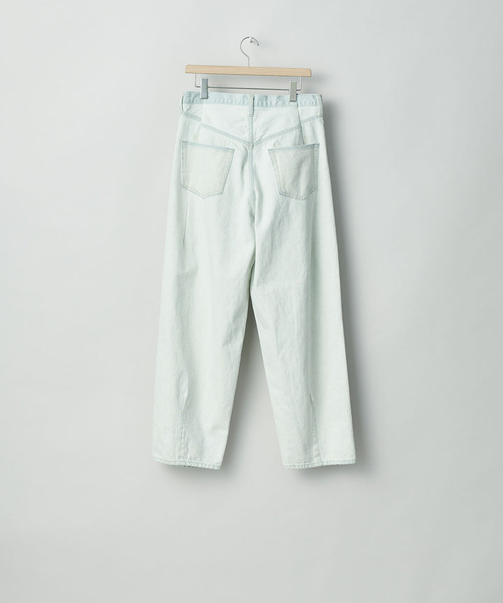 stein(シュタイン)の23AWコレクションVINTAGE REPRODUCTION DAMAGE WIDE DENIM JEANSのLT.INDIGO
