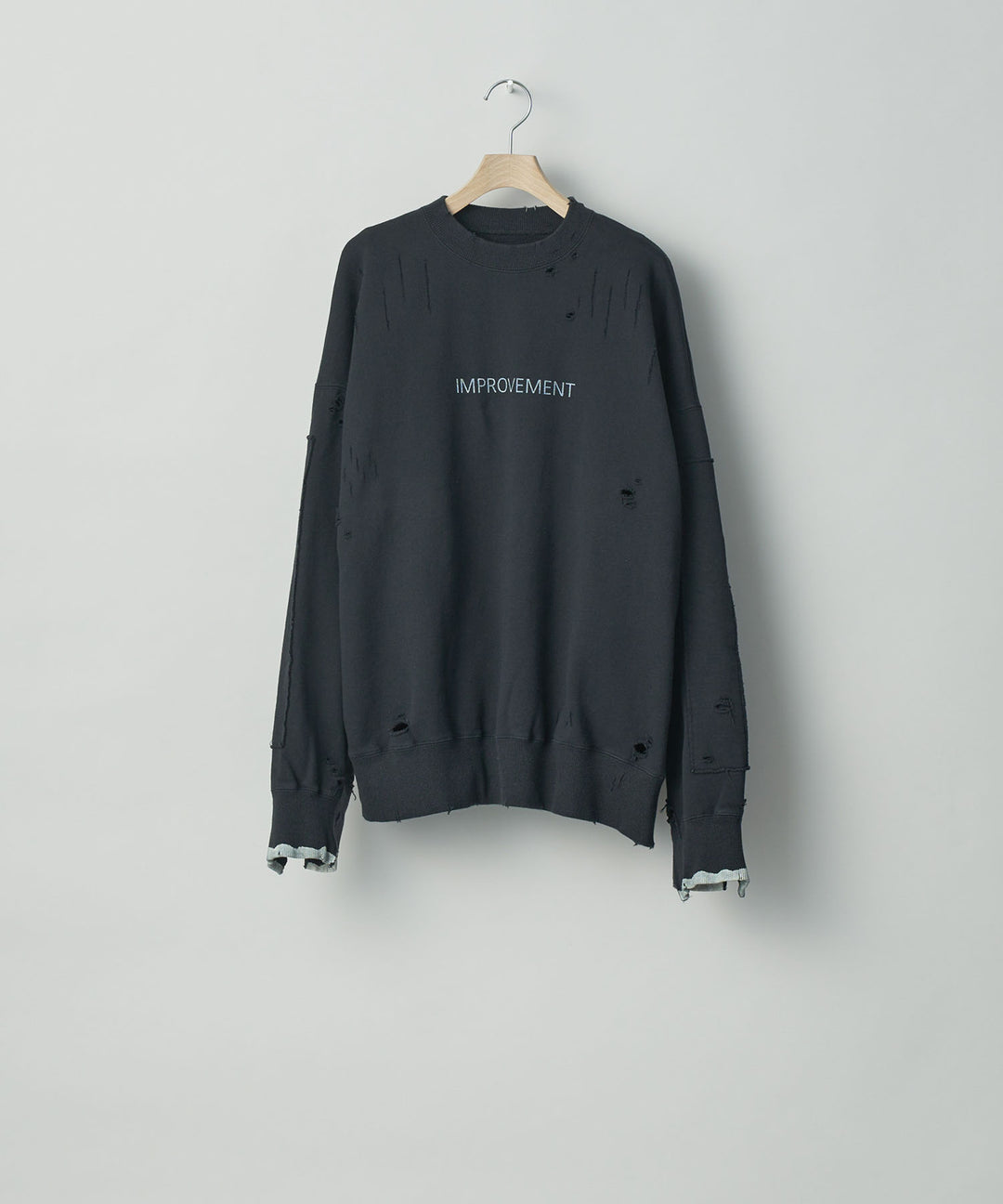 stein(シュタイン)の23AWコレクションOVERSIZED REBUILD SWEAT LSのDARK NAVY