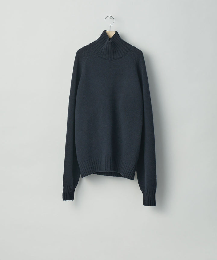 stein(シュタイン)の23AWコレクションEX FINE LAMBS LOOSE HIGH NECK KNIT LSのDARK NAVY sessionセッション福岡セレクトショップ  公式通販サイト