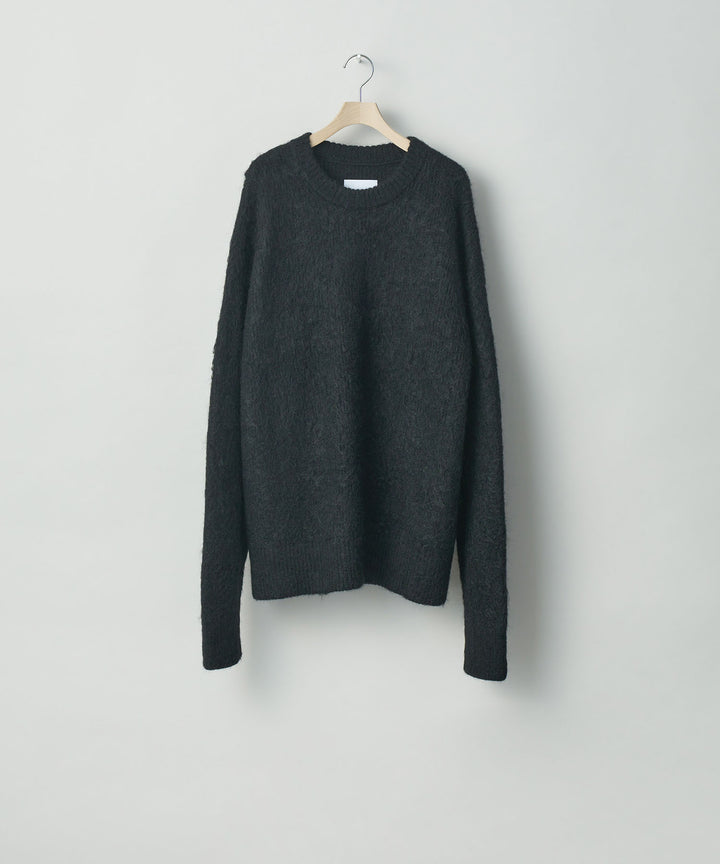 stein(シュタイン)の23AWコレクションKID MOHAIR KNIT LSのBLACK