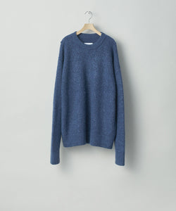 stein(シュタイン)の23AWコレクションKID MOHAIR KNIT LSのBLUE GREY