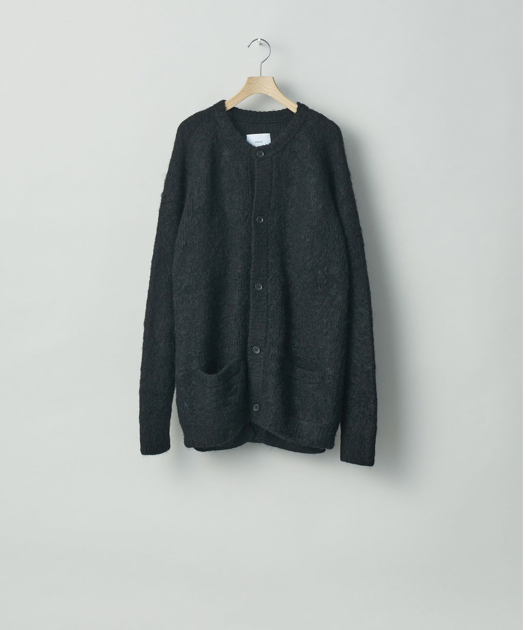 stein(シュタイン)の23AWコレクションKID MOHAIR KNIT CARDIGANのBLACK 公式通販サイトsession福岡セレクトショップ
