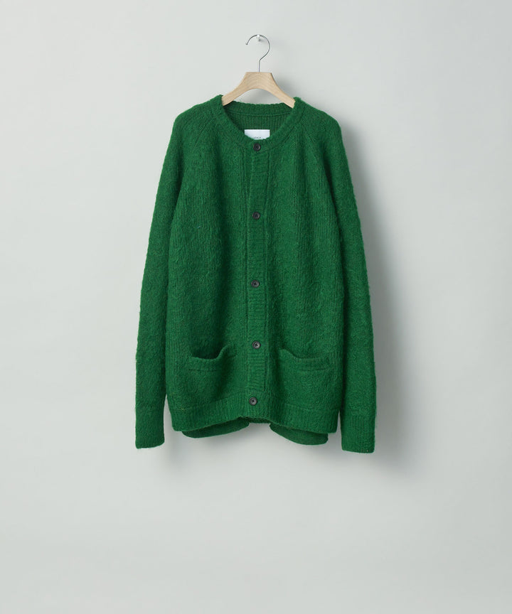 stein(シュタイン)の23AWコレクションKID MOHAIR KNIT CARDIGANのGREEN sessionセッション福岡セレクトショップ 公式通販サイト