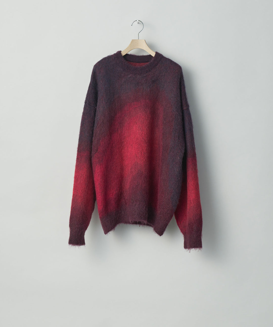 stein(シュタイン)の23AWコレクションOVERSIZED GRADATION MOHAIR LSのRED