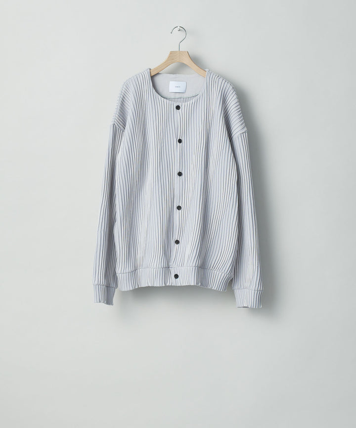 ssstein シュタインのOBLIQUE PATTERNED KNIT CARDIGANのGREY公式通販サイトsession福岡セレクトショップ