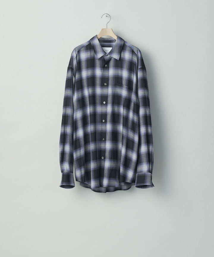 stein(シュタイン)の23AWコレクションOVERSIZED STANDARD SHIRTのPURPLE OMBRE