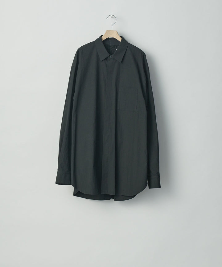stein(シュタイン)の23AWコレクションOVERSIZED BREAKABLE LONG SHIRTのBLACK