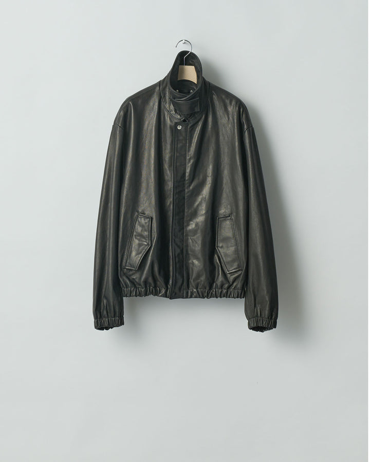 stein(シュタイン)の24SSコレクションLEATHER ZIP BLOUSONのBLACKssstein stein シュタインのLEATHER ZIP BLOUSON - BLACK公式通販サイトsession福岡セレクトショップ