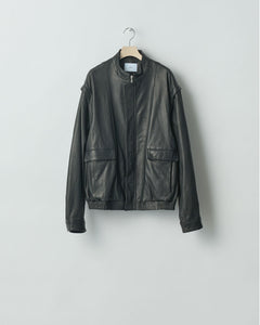 stein(シュタイン)の24SSコレクションDETACHABLE SLEEVES LEATHER BLOUSONのBLACK sessionセッション福岡セレクトショップ 公式通販サイト