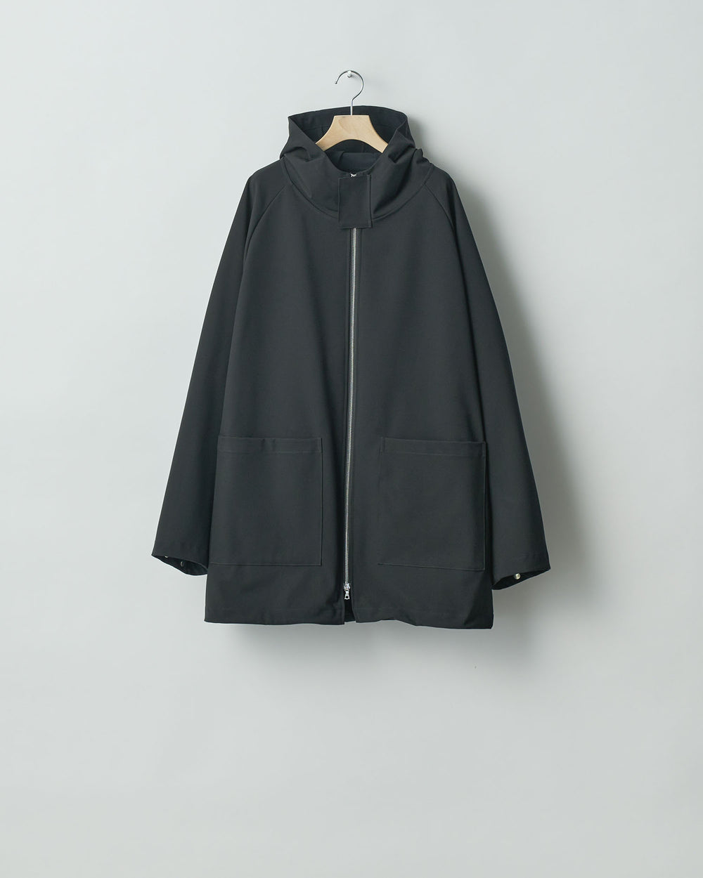 【stein】シュタイン24ss REVERSIBLE HOODED COAT - BLACK sessionセッション福岡セレクトショップ 公式通販サイト 