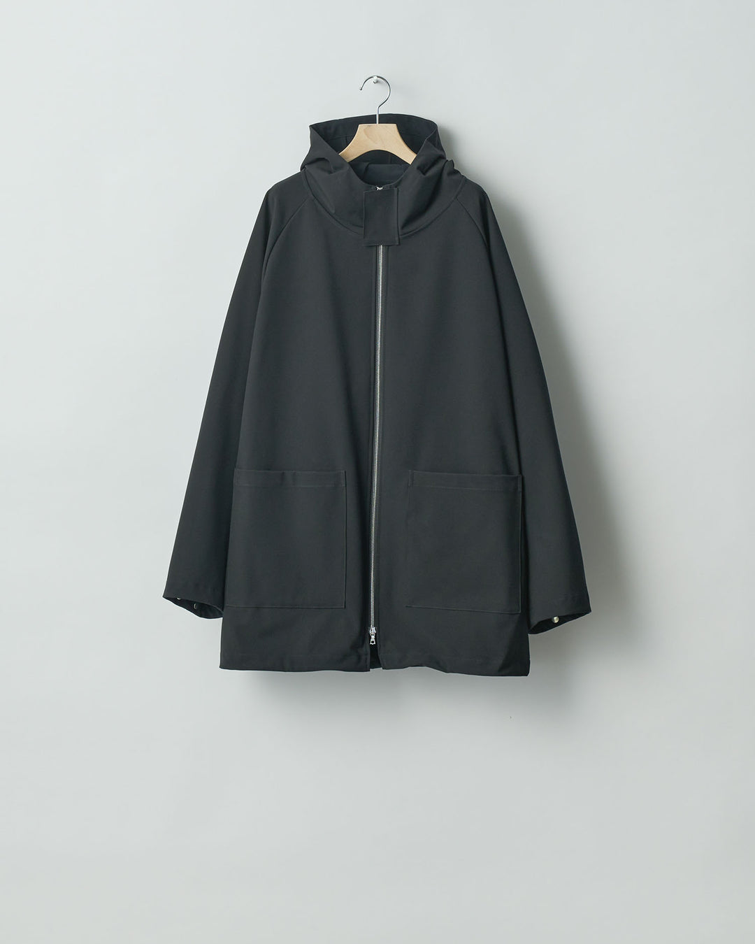【stein】シュタイン24ss REVERSIBLE HOODED COAT - BLACK sessionセッション福岡セレクトショップ 公式通販サイト 