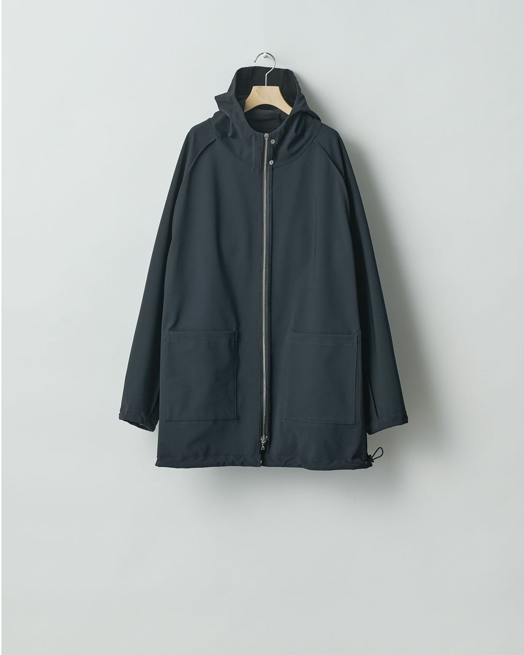 【stein】シュタイン24ss REVERSIBLE HOODED COAT - BLACK sessionセッション福岡セレクトショップ 公式通販サイト 