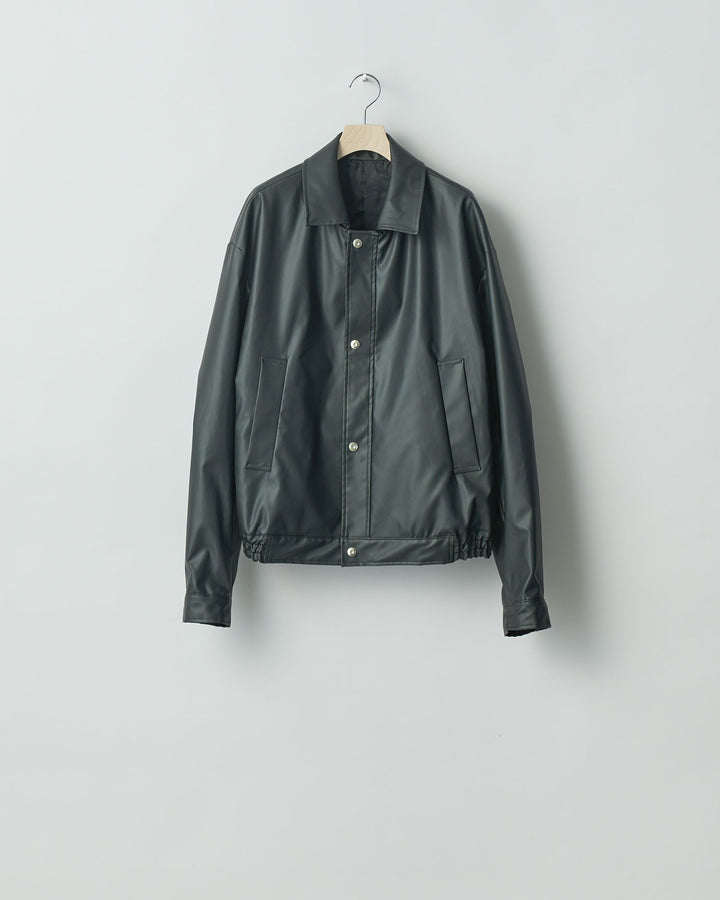 stein(シュタイン)の24SSコレクションCOATED TRUCKER JACKETのBLACK(COATING)