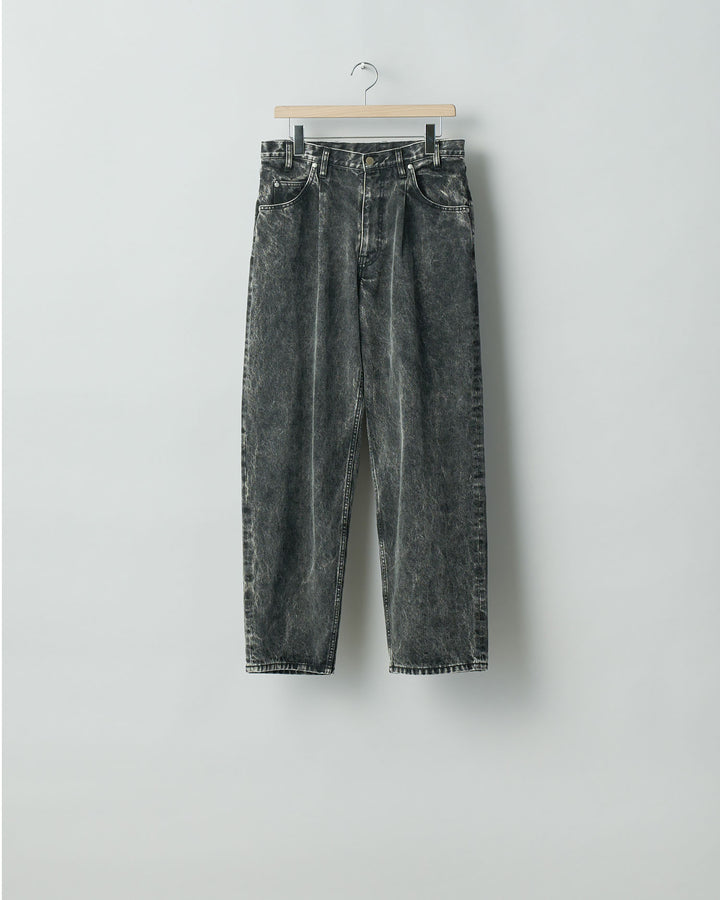 stein(シュタイン)の24SSコレクションCHEMICAL BLEACHED DENIM JEANSのBLACK