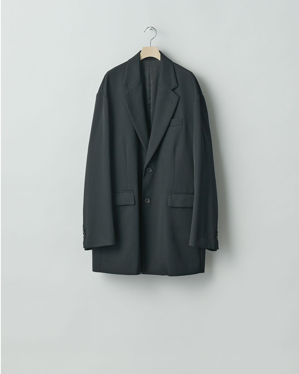 stein(シュタイン)の24SSコレクションOVERSIZED SINGLE BREASTED LONG JACKETのBLACK sessionセッション福岡セレクトショップ 公式通販サイト