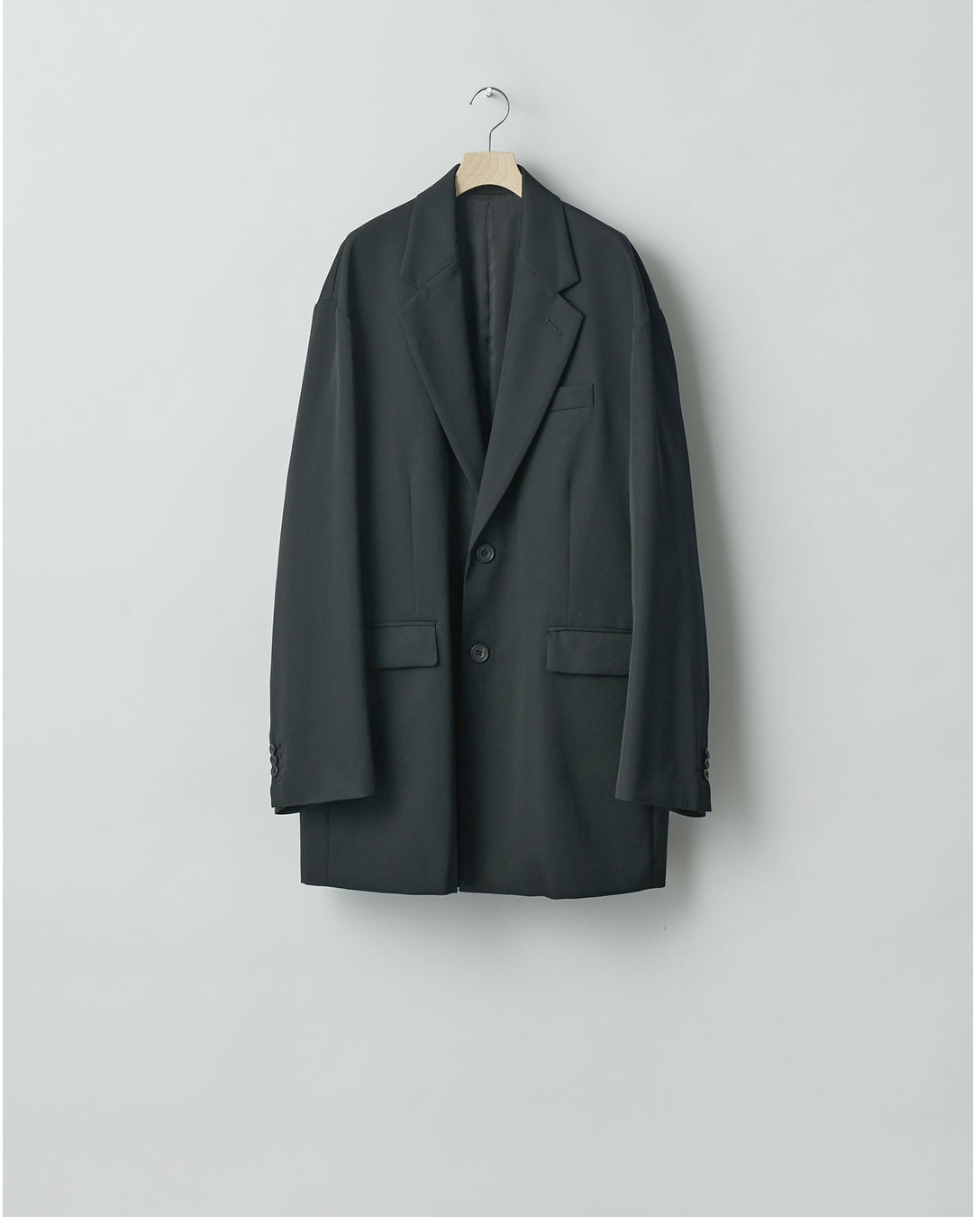 stein(シュタイン)の24SSコレクションOVERSIZED SINGLE BREASTED LONG JACKETのBLACK sessionセッション福岡セレクトショップ 公式通販サイト