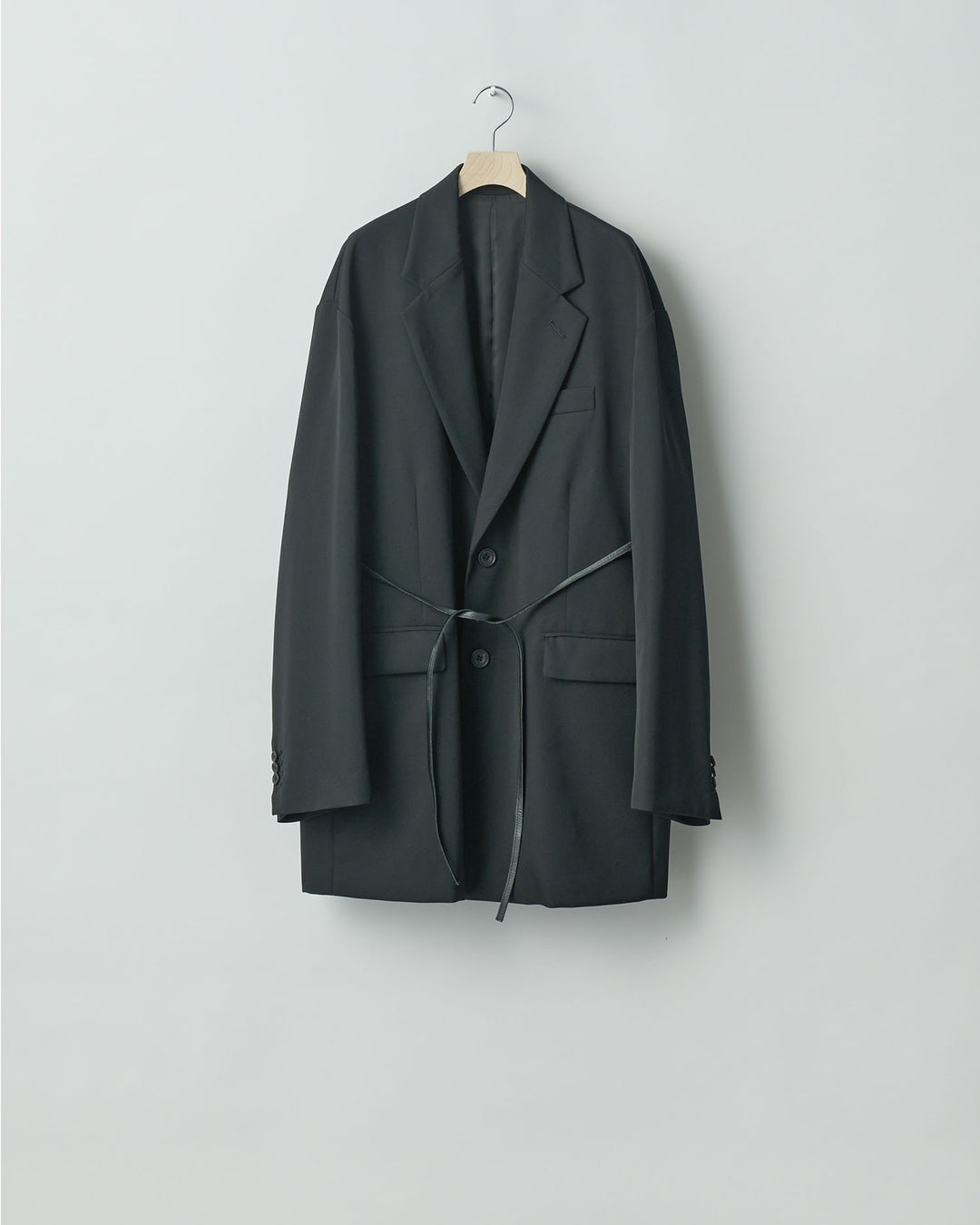 stein(シュタイン)の24SSコレクションOVERSIZED SINGLE BREASTED LONG JACKETのBLACK sessionセッション福岡セレクトショップ 公式通販サイト