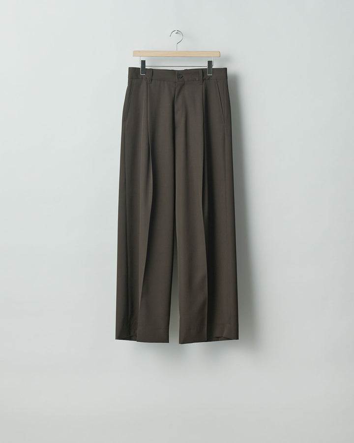 stein(シュタイン)の24SSコレクションEXTRA WIDE TROUSERS のMILITARY KHAKI  sessionセッション福岡セレクトショップ 公式通販サイト