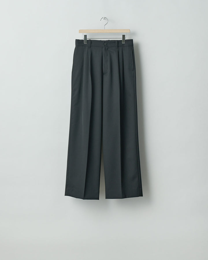 stein(シュタイン)の24SSコレクションLONG WIDE TROUSERSのBLACK  sessionセッション福岡セレクトショップ 公式通販サイト