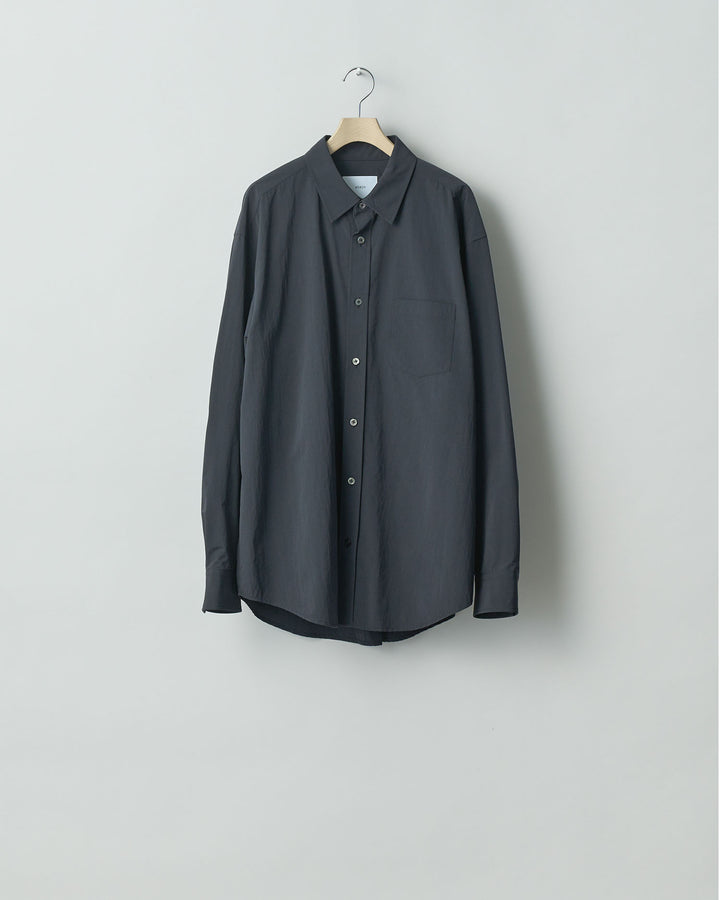 【stein】ssstein シュタインのWINDPROOF NYLON STANDARD SHIRTのBLACK  公式通販サイトsession福岡セレクトショップ