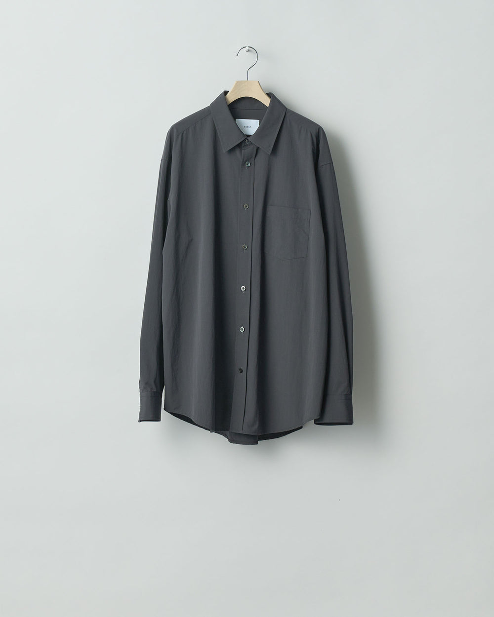 【stein】ssstein シュタインのWINDPROOF NYLON STANDARD SHIRTのDARK GREY KHAKI 公式通販サイトsession福岡セレクトショップ