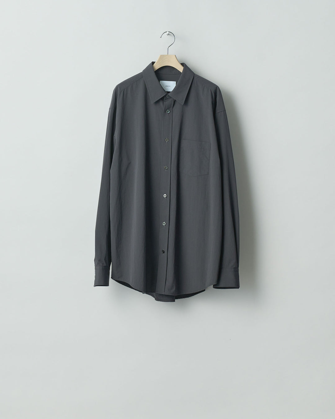 【stein】ssstein シュタインのWINDPROOF NYLON STANDARD SHIRTのDARK GREY KHAKI 公式通販サイトsession福岡セレクトショップ