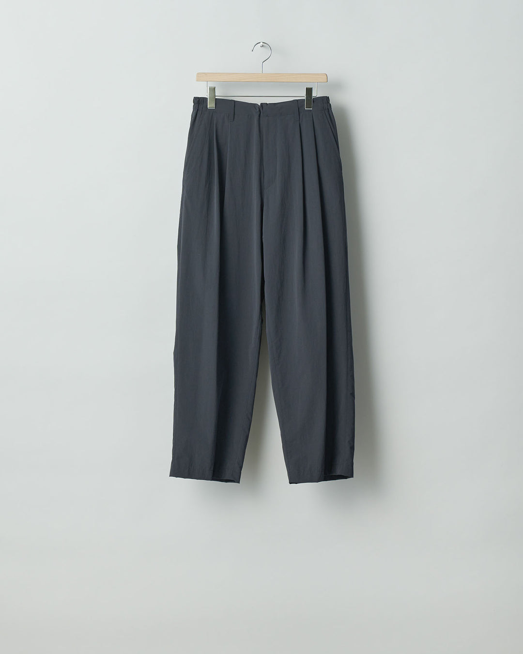 【stein】ssstein シュタインのWINDPROOF NYLON WIDE EASY TROUSERSのBLACK 公式通販サイトsession福岡セレクトショップ