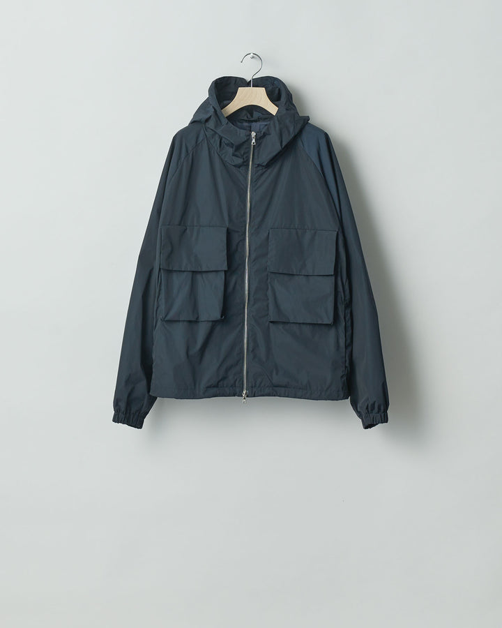 【stein】ssstein シュタインのNYLON TAFTA HOODED SHORT JACKETのDARK NAVY　 公式通販サイトsession福岡セレクトショップ