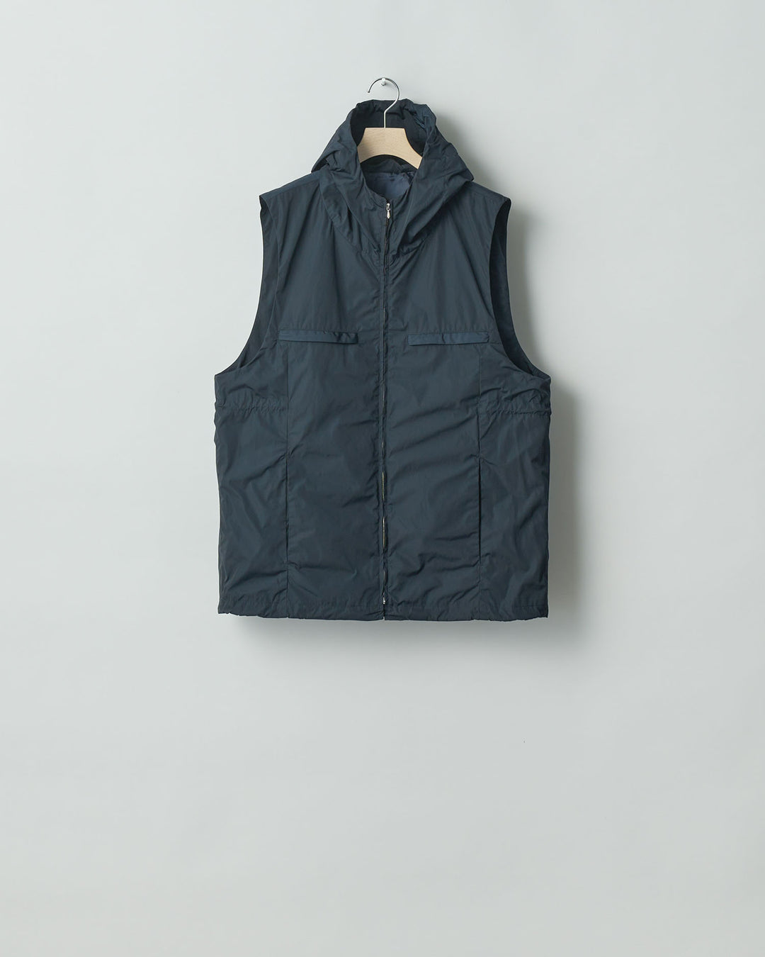 【stein】ssstein シュタインのNYLON TAFTA HOODED VESTのDARK NAVY　 公式通販サイトsession福岡セレクトショップ