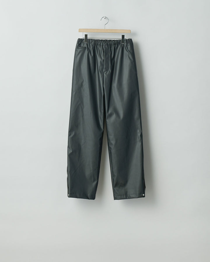 stein(シュタイン)の24SSコレクションTRACK EAZY TROUSERSのBLACK (COATING)