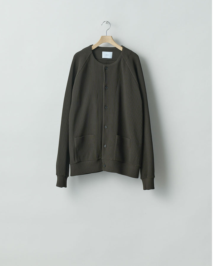 【stein】ssstein シュタインのGRADATION PLEATS CARDIGANのMILITARY KHAKI　 公式通販サイトsession福岡セレクトショップ