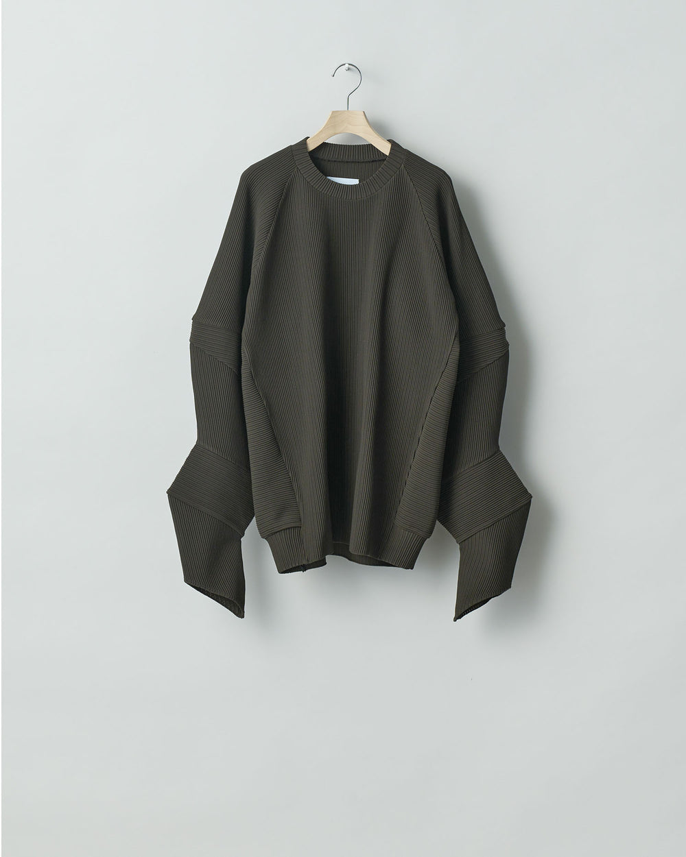 【stein】ssstein シュタインのGRADATION PLEATS COMBINATION SLEEVES LSのMILITARY KHAKI　 公式通販サイトsession福岡セレクトショップ