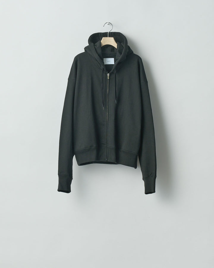 stein(シュタイン)の24SSコレクションUNTWISTED YARN SWEAT ZIP UP HOODYのBLACK