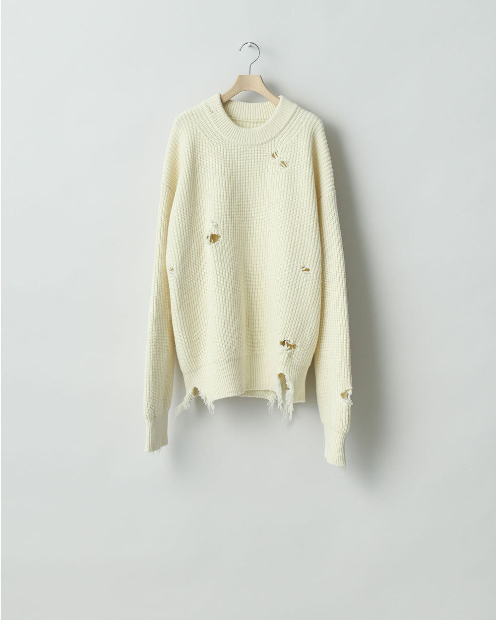 stein(シュタイン)の24SSコレクションMILLED DAMAGE KNIT LSのOFF