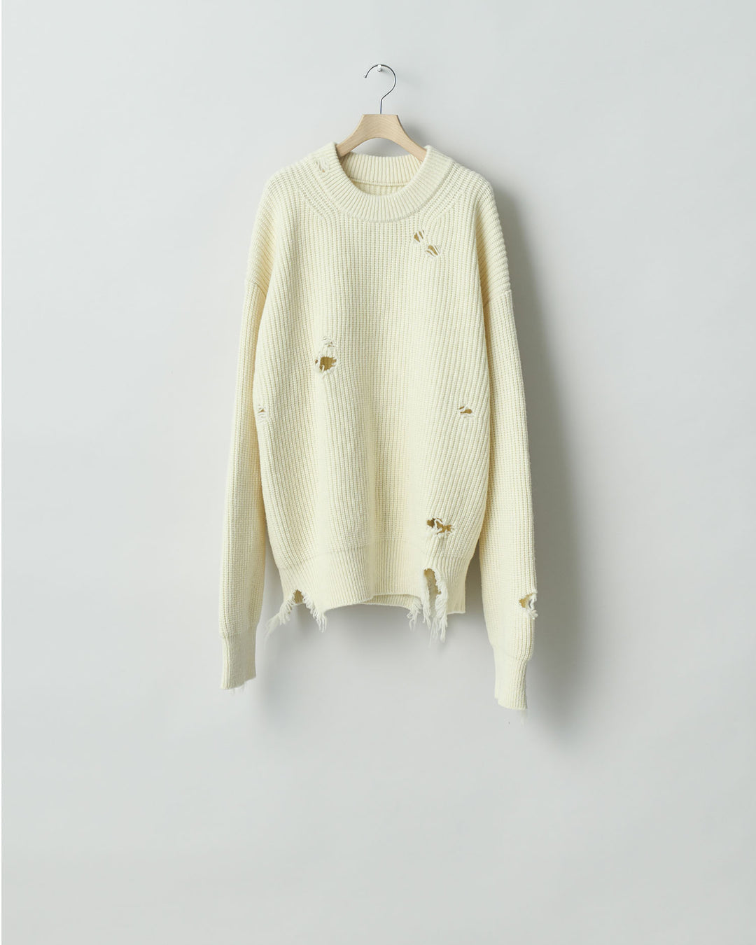stein(シュタイン)の24SSコレクションMILLED DAMAGE KNIT LSのOFF